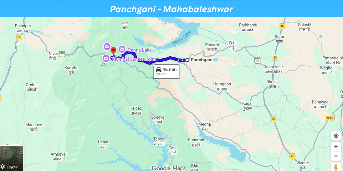 Panchgani to Mahabaleshwar