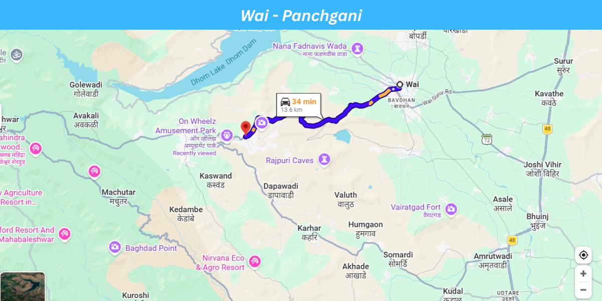 Wai to Panchgani